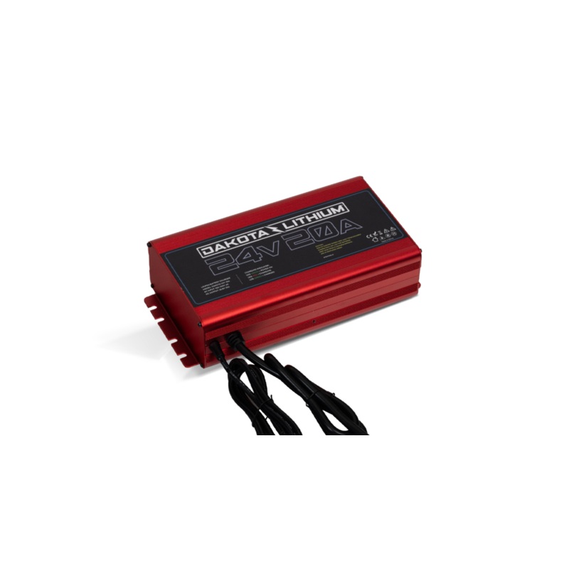 Ultra Fast 24V 20A Waterproof Dakota Lithium LiFePO4 Onboard Battery Charger